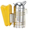 Pointed Beehive Smoker with Heat Protection Board Stainless Steel Bee