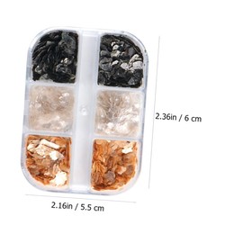 FOMIYES Mica Slice Nail Art Decor 5 Boxes of Japanese Style Pearlescent Marble Thin Sequins for Elegant Manicure Designs for DIY Nail Art Enthusiasts