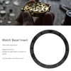 Watch Bezel Insert 38mm Ceramic Embossed Digit Watch Bezel Ring