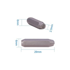 PandaHall Elite 37 Pcs Letter and Number Metal Stamp Set, 1/10 inch 2.5mm, Uppercase Alphabet A to Z and Number 0 to 9 and Symbols with Stamping Punch Press Tool for Imprinting on Jewelry Leather Wood