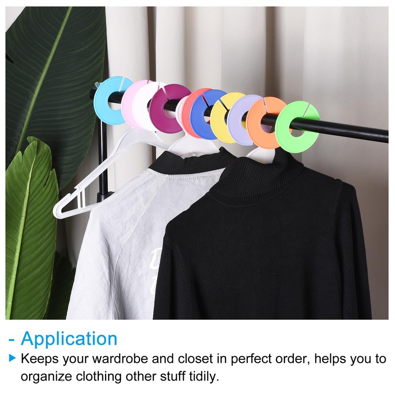 PATIKIL Clothes Dividers for Hanging Clothes, 30 Pack Closet Clothing