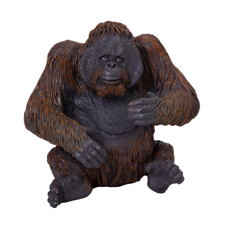 MOJO Orangutan Wildlife Model Animal Toy Figure for Play and