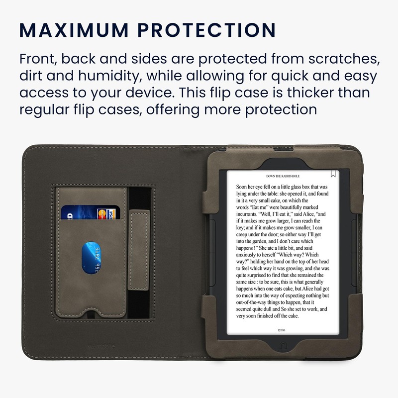 kwmobile Case Compatible with Barnes & Noble Nook Glowlight 4