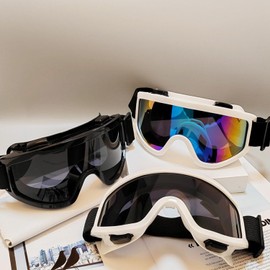 MUSELK Ski Snowboard Goggles, Ski Goggles Anti Fog UV Protective Goggles Motorcycle Goggles Outdoor Activities Skiing Cycling Snowboard Hiking Eye Protection, Unisex