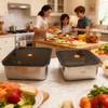 YUPER Stainless Steel Food Containers, Meal Prep Containers, Bacon Cheese
