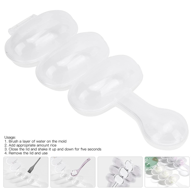 Bolas de arroz para hacer batidos, moldes de polipropileno musubi