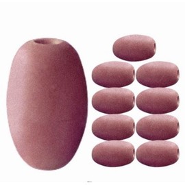 FJmark Poly Floats 10 Pcs Float Float Fishing Gear Stationary Net Fishing Tackle Fishing Boat Float Buoy Anchor Float (Red)