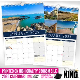 The Calendar King - North Wales - 2025 Wall Calendar - A4 Size (210mm x 297mm) Landscapes/Photography