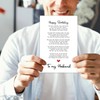 To my Husband,Romantic Husband Birthday Poem Card,Funny Birthday Gifts from