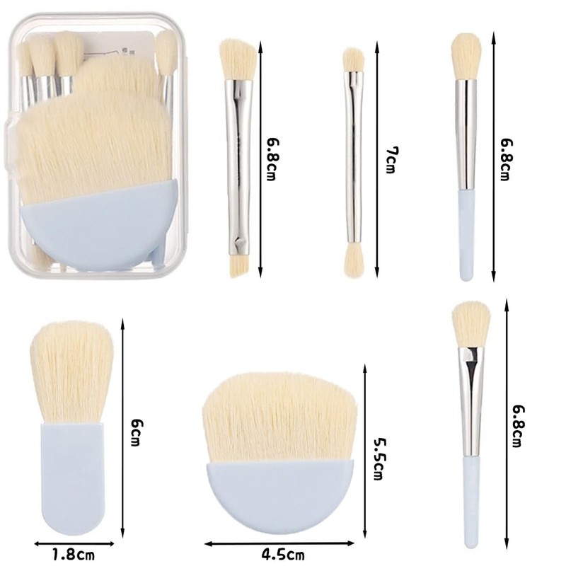 XINSHEYE Makeup Brush Set of 12 (White+Blue) Soft Popular Fashion