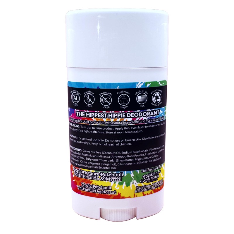 Frankie and Myrrh Hippie Go Lucky Natural Deodorant, 2.65 Ounce