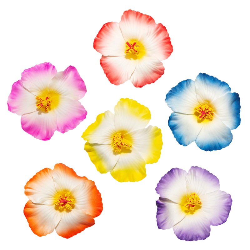 Flower Hair Clips for Women, 6Pcs Plumeria Claw Clips for