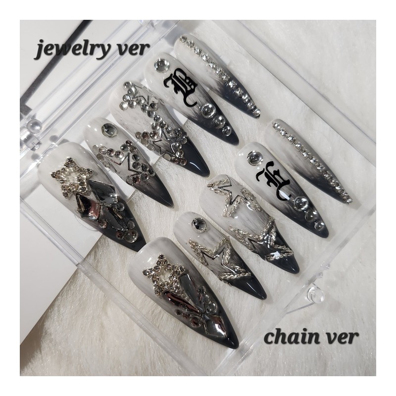 [Handmade nail tips] watashi wa star - copin egg /
