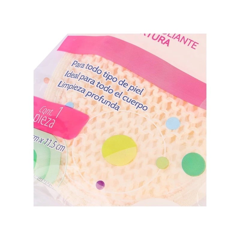 Esponja exfoliante Equate ovalada 1 pza