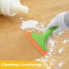 Gomake Small Silicone Squeegee Window Shower Squeegee,Auto Water Blade Squeegee