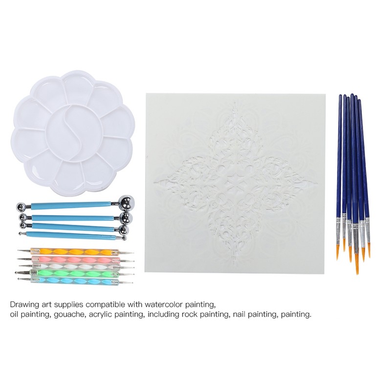20Pcs Mandala Dotting Stippling Tools for Rock Painting Kit Pen