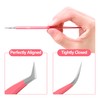 VEYES INC Lash Tweezers for Eyelash Extensions,High Precision Tweezers Kit
