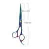 Professional Colorful Sharpness Edge Hair Scissors Barber Hairdressing Shears Cutter(Hair