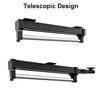 Extendable Clothes Rail for Pull-Out Hangers, Adjustable Wardrobe, Telescopic Rod,