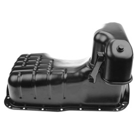 A-Premium Engine Oil Pan Sump with Drain Plug Compatible with Nissan Pathfinder 1996-2000, Infiniti QX4 1997-2000, V6 3.3L, Replaces 111100W000, 31158466