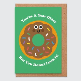 Birthday Card For Wife, You're A Year Older But You Donut Look It,Cute Wife Birthday Card, Birthday Card for Girlfriend