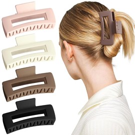 Aililong Hair Clip 13 cm for Hair Clips Women, Extra Large Hair Clip for Hair, Non-Slip Hair Claw Clip, Rectangular Hair Clip for Thick Hair, Hair Claw, Large Hair Clip for Hair