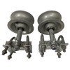 Rear Pipe Track Wheels for Chain Link Sliding Gates-by Sourdough