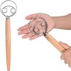 Professional dough whisk, bread dough whisk, dough whisk, double holes,