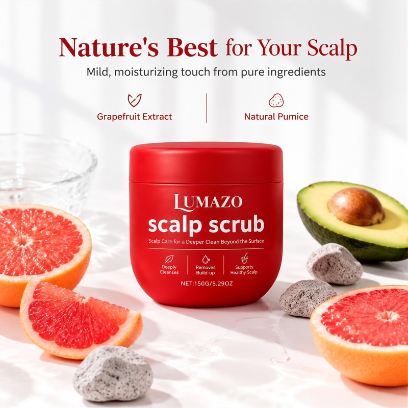 Scalp Scrub,150g Scalp Scrub Psoriasis Red Jar(2pcs)