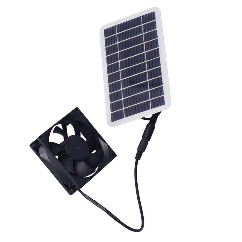 2.5W Solar Panel Fan Solar Pet Exhaust Air Flowing Fan