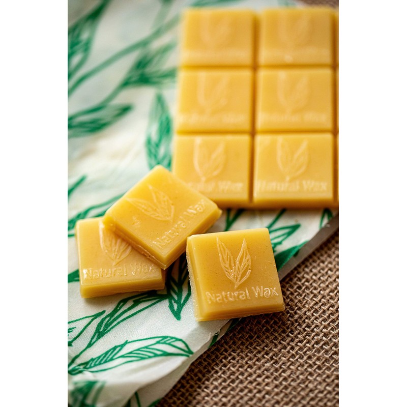 KitchenCraft Natural Elements Vegan Wax Wrap Refresher Blocks, Contains 12