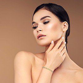 carat craze Birthstone Bracelets Sterling Silver Tennis Bracelets Charm Fine Jewelry Birthday Jewelry Gifts for Women Mom WIFE DAUGHTER GIRLFRIEND(Citrine, November)