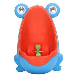 Kids Urinal with Funny Target Windmill Cute Wall Mounted Potty Training Urinal for Boys Toddlers Palstic with 2 Suction Cups (Blue)
