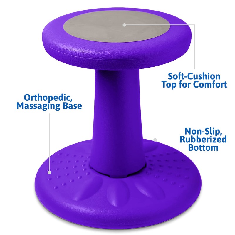 Studico ActiveChairs Kids Wobble Stool, Flexible Preschool & Elementary Classroom