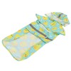 Pet Rain Jacket Duckling Pattern Waterproof Reflective Adjustable 4 Legs