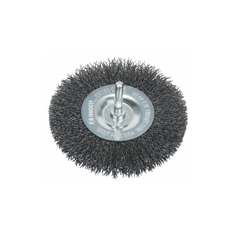 Bosch 1609200273 6 mm Shank Wire Wheel with 100 mm