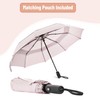 Mr. Pen- Windproof Travel Umbrella, Rosé Whisper, Automatic Umbrellas for