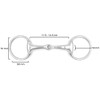 Equine Smile ES0116 Olive Head Bit Simple Broken Stainless Steel