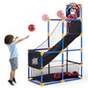 JOYIN Juego de baloncesto para niños con 4 bolas y