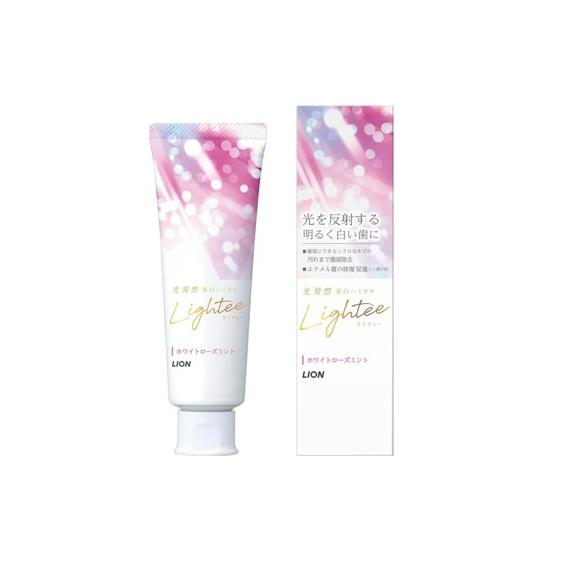 Lion Lightee Toothpaste, Rose Mint, 3.5 oz (100 g)