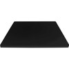 Large Poly Cutting Board, 18x12 Inch Black, 3/4" Thick, BPA