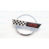 AUTO 1PC 1984-1996 C4 Corvette Chrome Rear Gas Lid Only