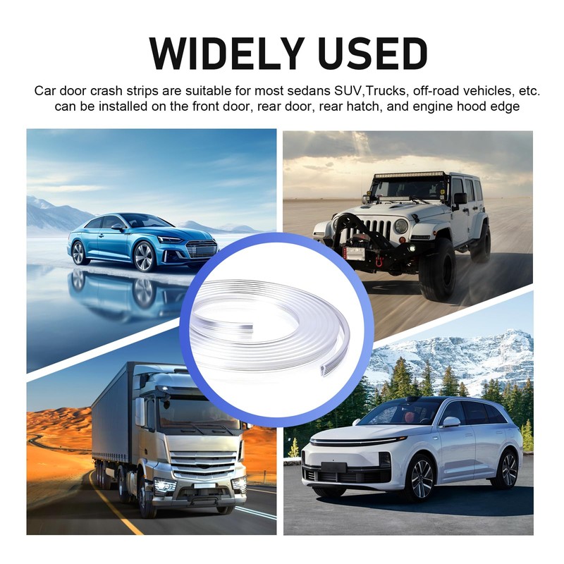 Dogary Car Door Edge Guard, 16.4 ' Scratch-Resistant U-Shaped Cuttable