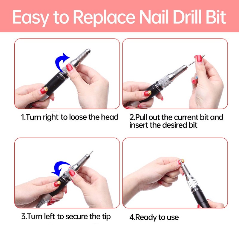 Handpiece for Delanie Nail Drill Electric Nail File for Manicure