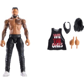 Mattel WWE Elite Action Figure & Accessories, Series #114 6-inch Collectible Jimmy Uso with 25 Articulation Points & Swappable Hands