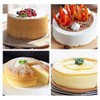 Flunyina 8 Packs 4" Aluminium Round Cake Pan Chiffon Cake