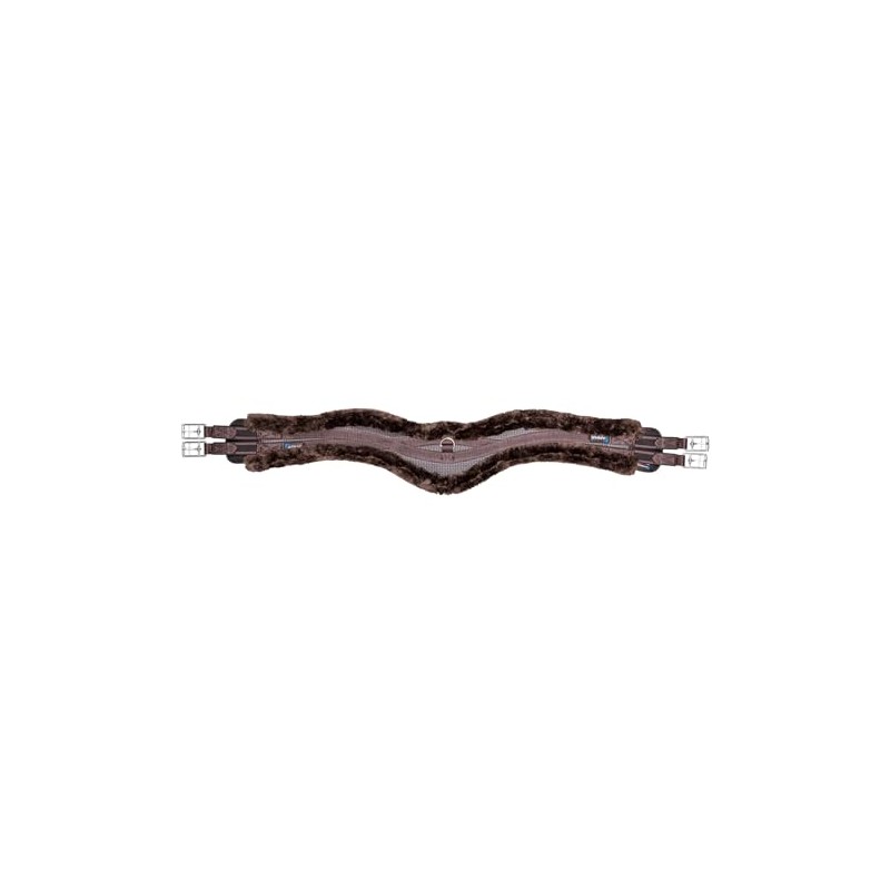 Shires ARMA Supafleece Anatomic Girth (Brown, 60")
