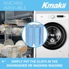 KMAKII Disposable Cleaning Cloth,Jay Clothes,Dish Cloths Roll,Reusable Cleaning Cloths,5 Rolls