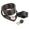 M-Wave Digit Spiral Lock - Black