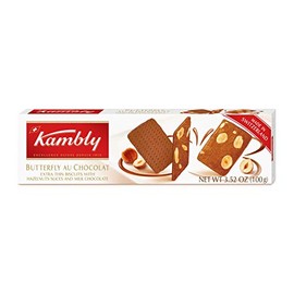 Kambly Butterfly Au Chocolat, Butter, 3.5 Oz